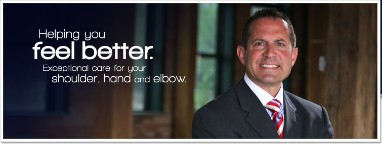 Helping you feel better. Exceptional care for your shoulder, hand and elbow.